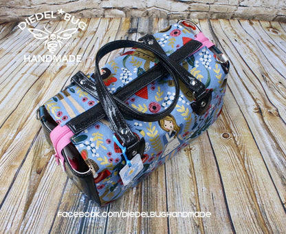 Louise Barrel Bag Sewing Pattern  made by Erin Morris