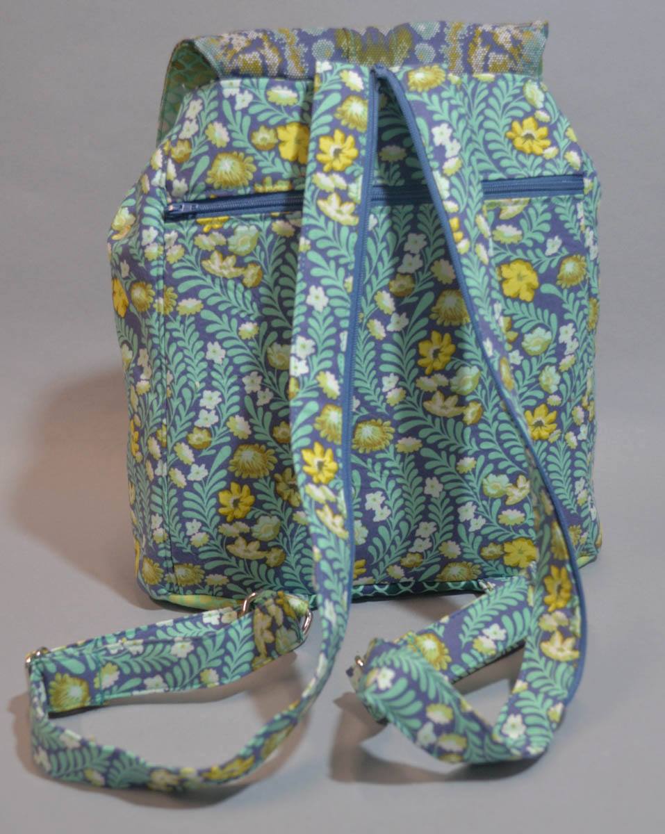 Lucy Backpack Sewing Pattern  made by Darcie Griffin