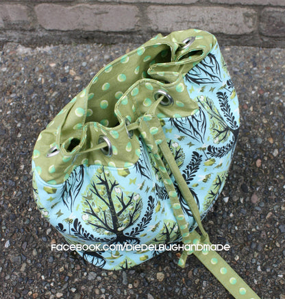 Lucy Backpack Sewing Pattern  made by Erin Morris