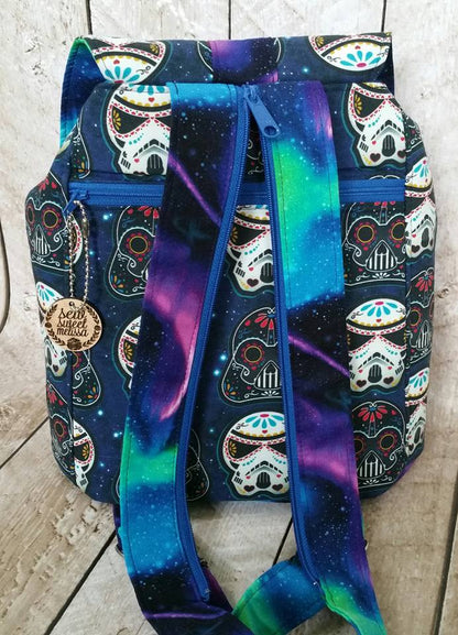 Lucy Backpack Sewing Pattern  made by Melissa Magruder