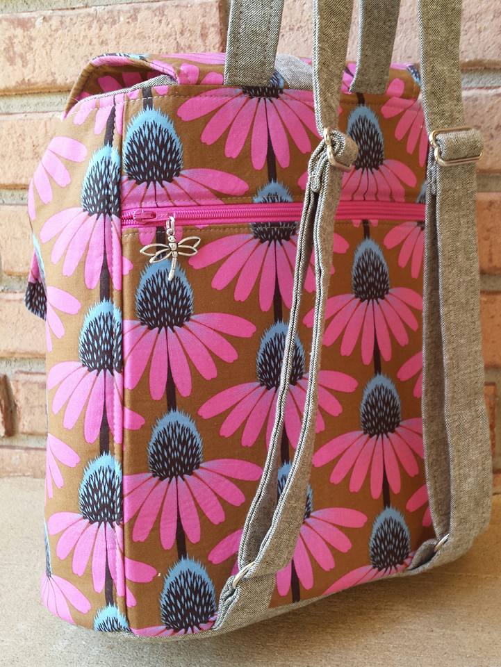 Lucy Backpack Sewing Pattern  made by Sandra Butler Sawyer