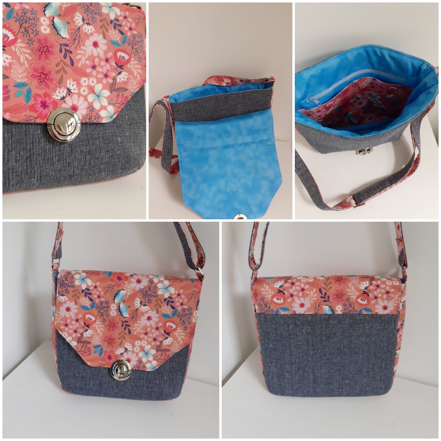 Button Lock Bag PDF Pattern