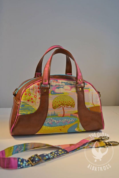Maisie Bowler Handbag Sewing Pattern made by Crystal