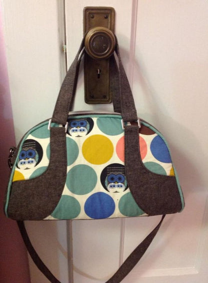 Maisie Bowler Handbag Sewing Pattern made by Elizabeth