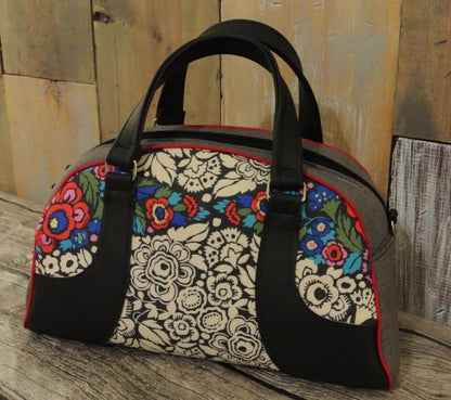 Maisie Bowler Handbag Sewing Pattern made by Heather