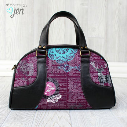 Maisie Bowler Handbag Sewing Pattern made by Jenny