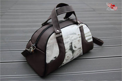 Maisie Bowler Handbag Sewing Pattern made by Maria full view