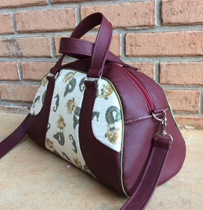 Maisie Bowler Handbag Sewing Pattern made by Sandra