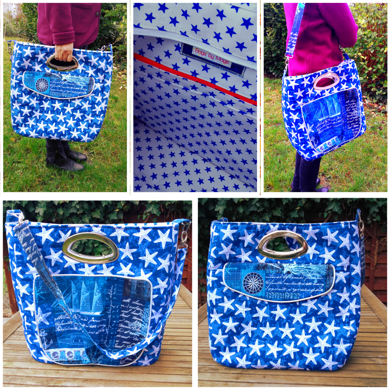 Sewing pattern Window Shopper tote 