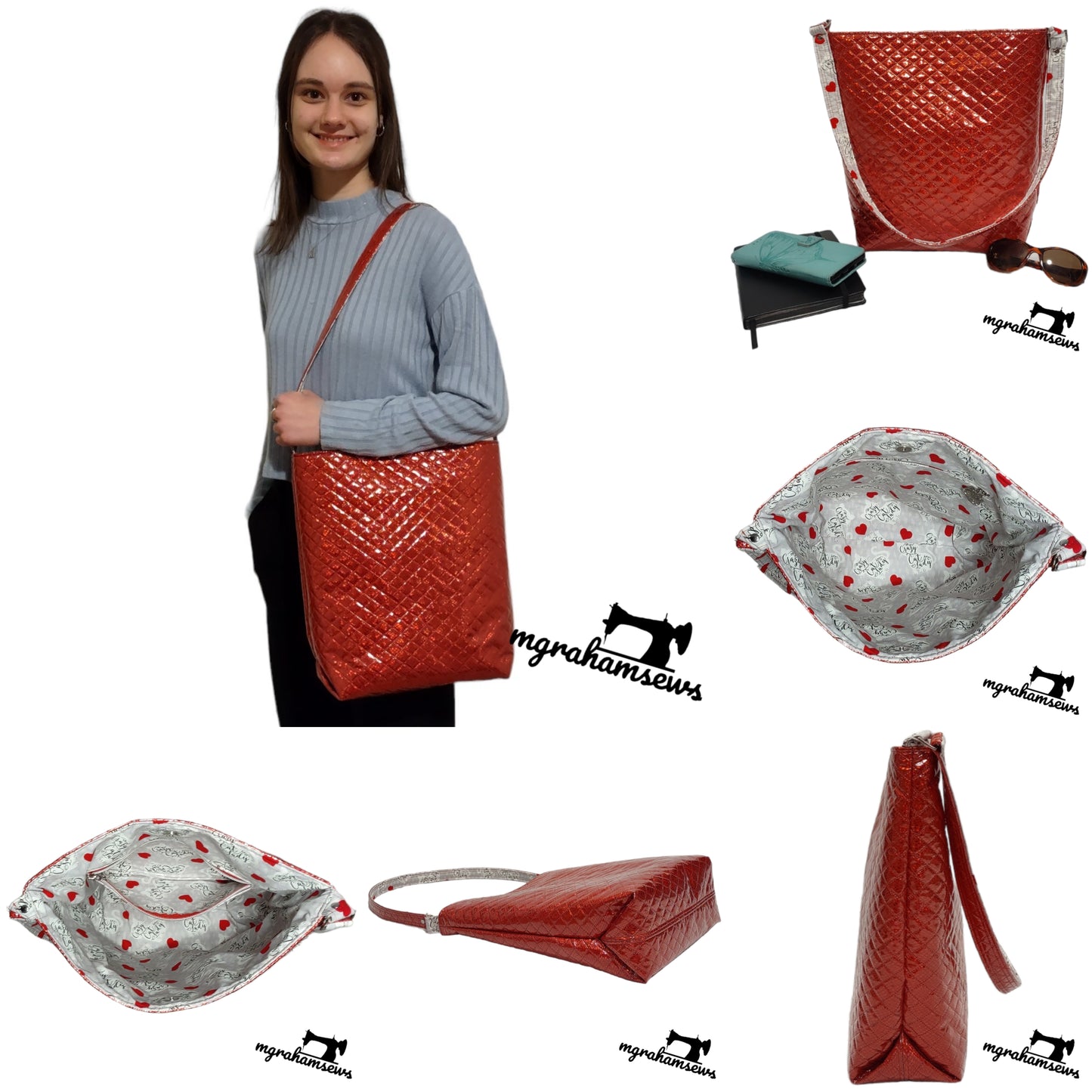 Project Manager Open Top Tote - Mini Market Makes PDF Sewing Pattern