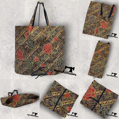 Fold Up Tote - Mini Market Makes PDF Sewing Pattern