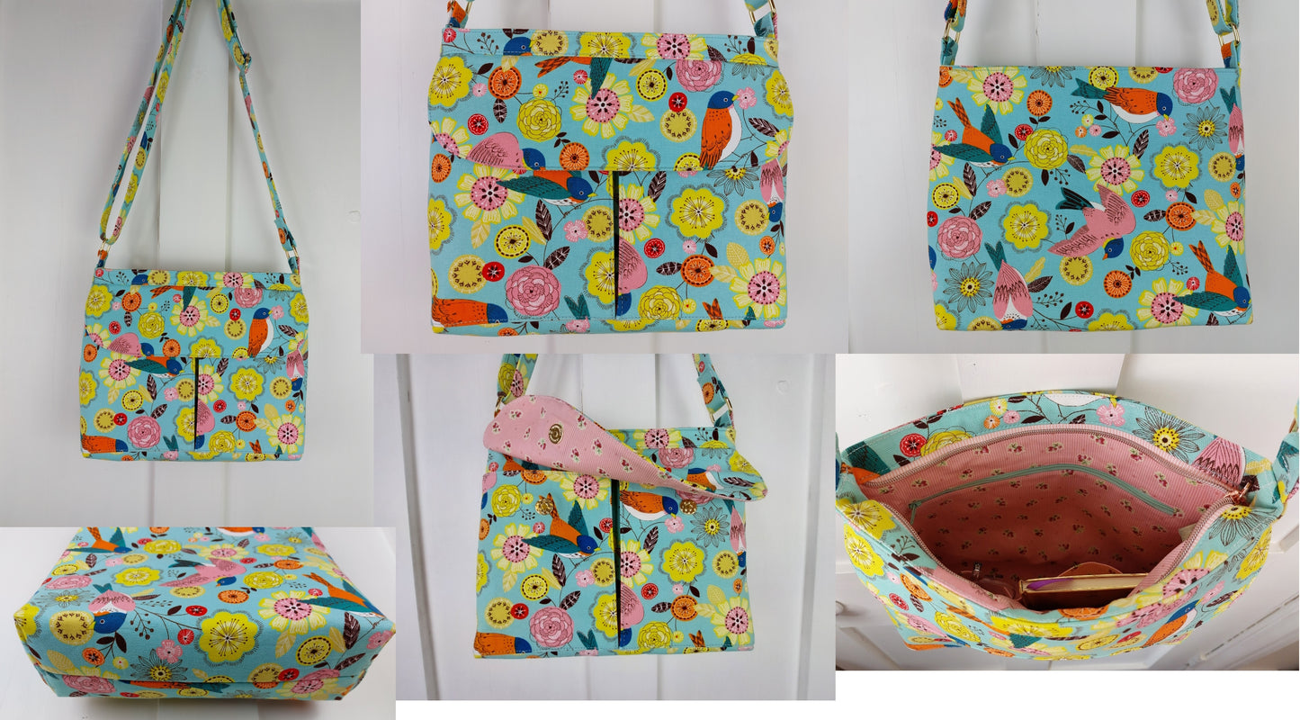 Midi Bag Paper Sewing Pattern made by Sharon Lascelles