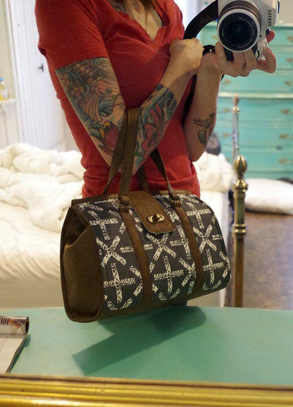 Nora Doctor Bag Sewing Pattern  made by Onperson