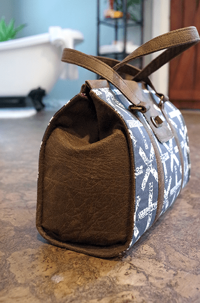 Nora Doctor Bag Sewing Pattern small size side 