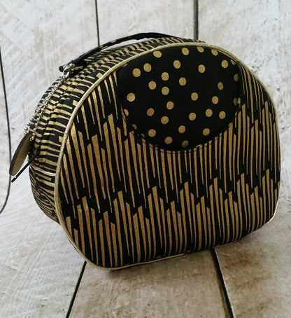 Olive Vanity Bag Sewing Pattern  made by Melissa Magruder