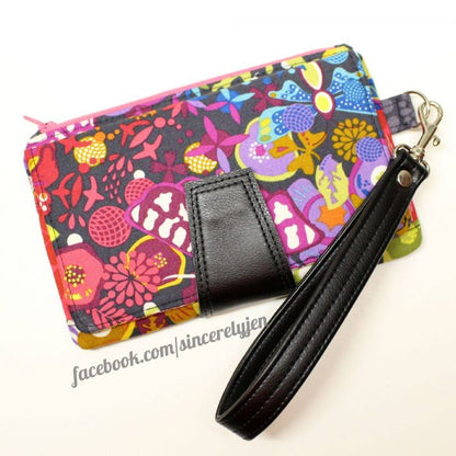 Pearl Wallet Clutch Sewing Pattern  made by Jenny