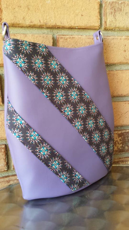 Ramona Mini Hipster sewing pattern  made by Sandra Butler Sawyer contrast fabric