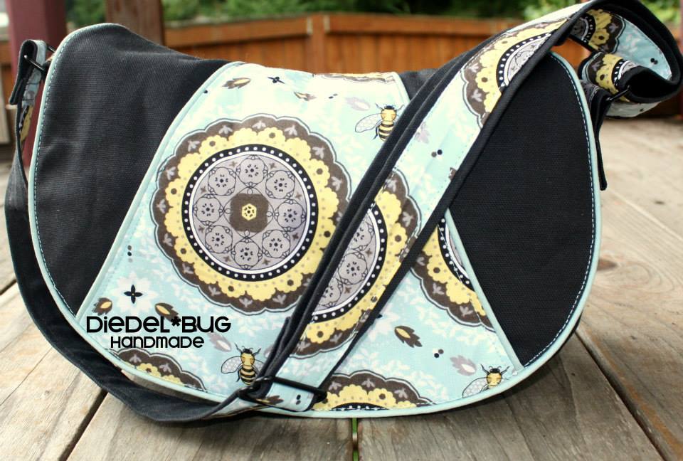 Rosie Crossbody Bag Sewing Pattern made by Diedel Bug Handmade 