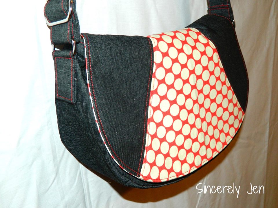 Rosie Crossbody Bag Sewing Pattern made by Sincerely Jen 