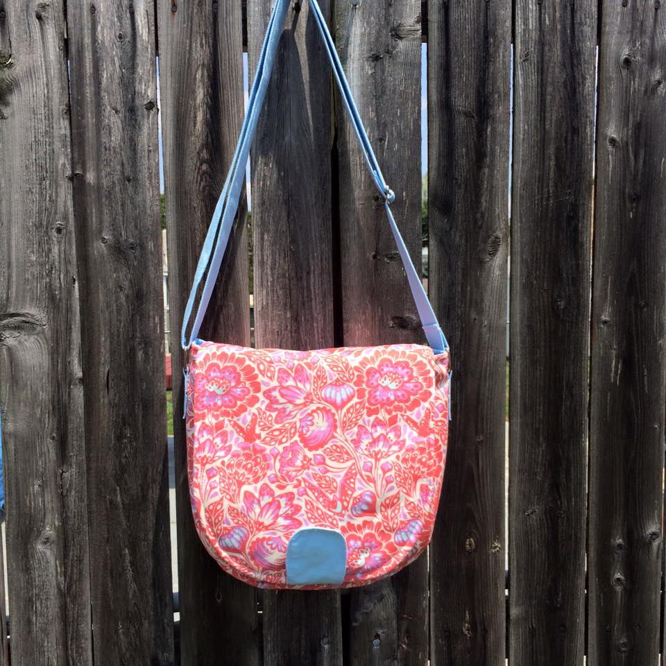 Sandra Saddle Bag Sewing Pattern made by Cheryl Strain