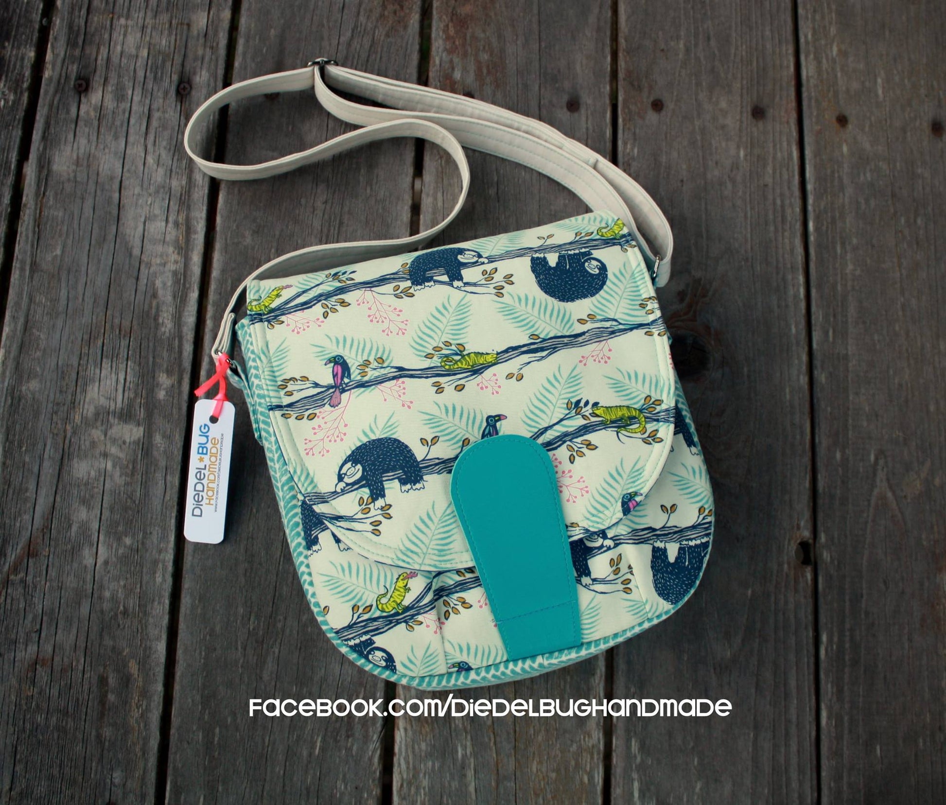 Sandra Saddle Bag Sewing Pattern made by Erin Morris