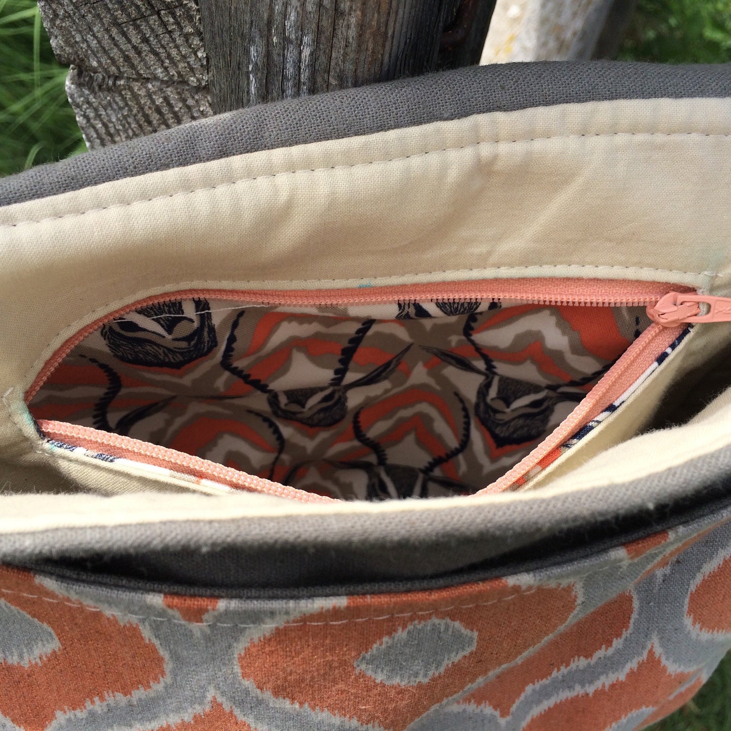 Sandra Saddle Bag Sewing Pattern made by Jessica Daley