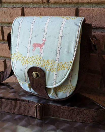 Sandra Saddle Bag Sewing Pattern made by Sandra Butler Sawyer