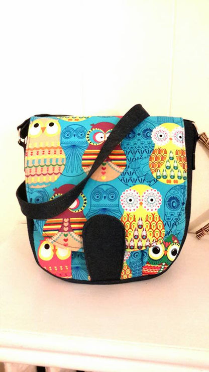 Sandra Saddle Bag Sewing Pattern made by Yvon Carr