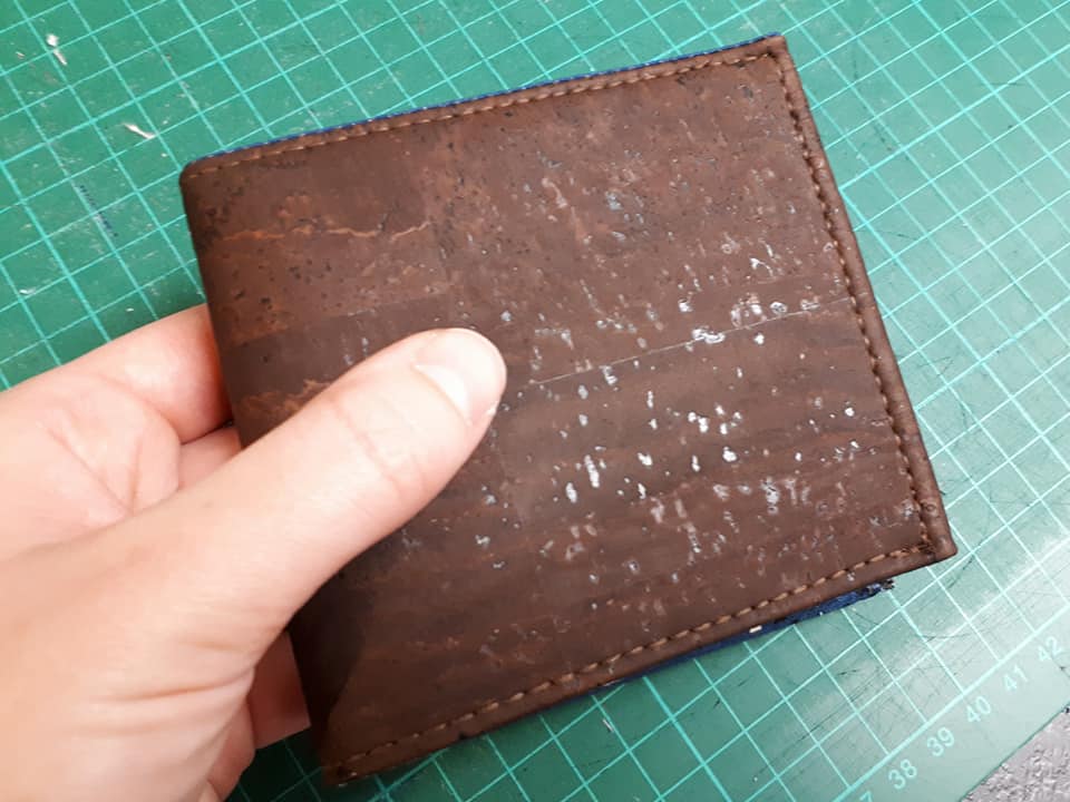 Sewing pattern by Mrs H The Gentlemans Wallet exterior view