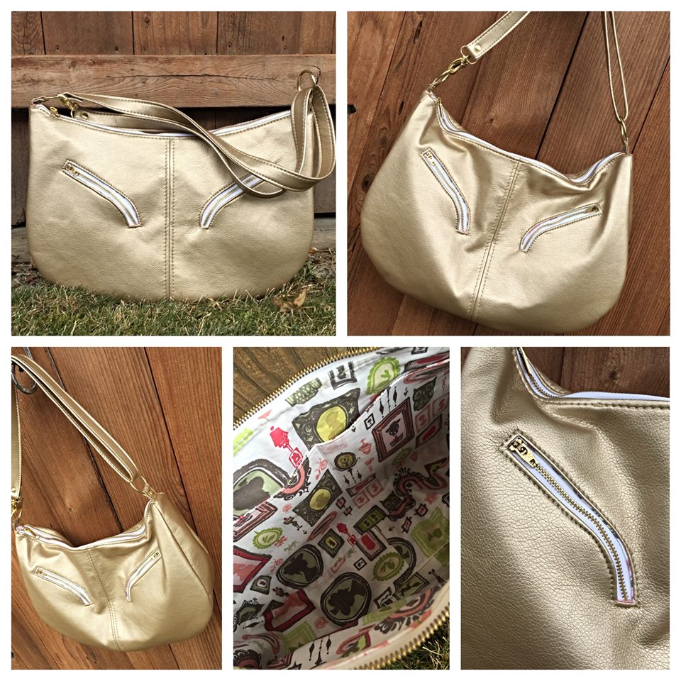 Sheena Hobo Bag Sewing Pattern made by Connie Tkach