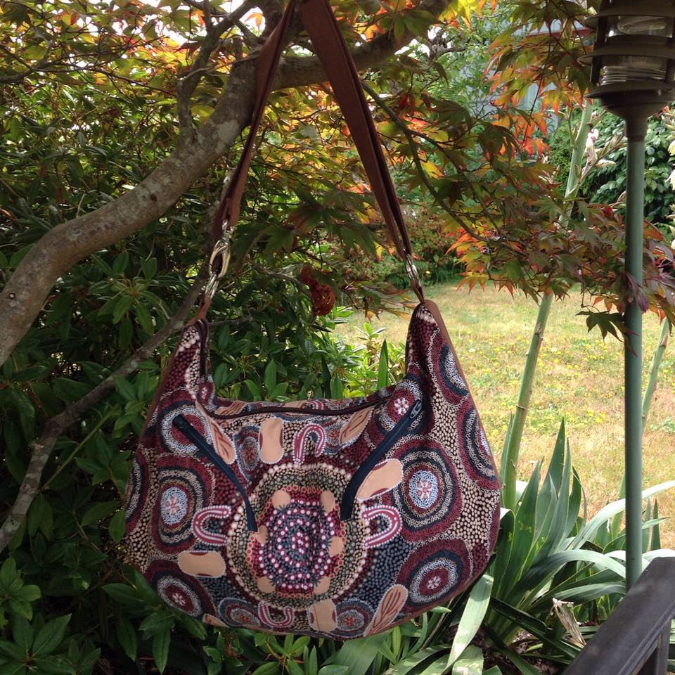 Sheena Hobo Bag Sewing Pattern made by Elizabeth Bolton