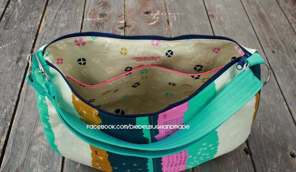 Sheena Hobo Bag Sewing Pattern made by Erin Morris