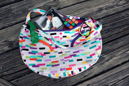 Sheena Hobo Bag Sewing Pattern made by Heidi Boatman Meeks open view