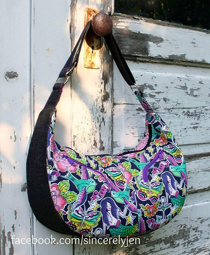 Sheena Hobo Bag Sewing Pattern made by Jenny Greene