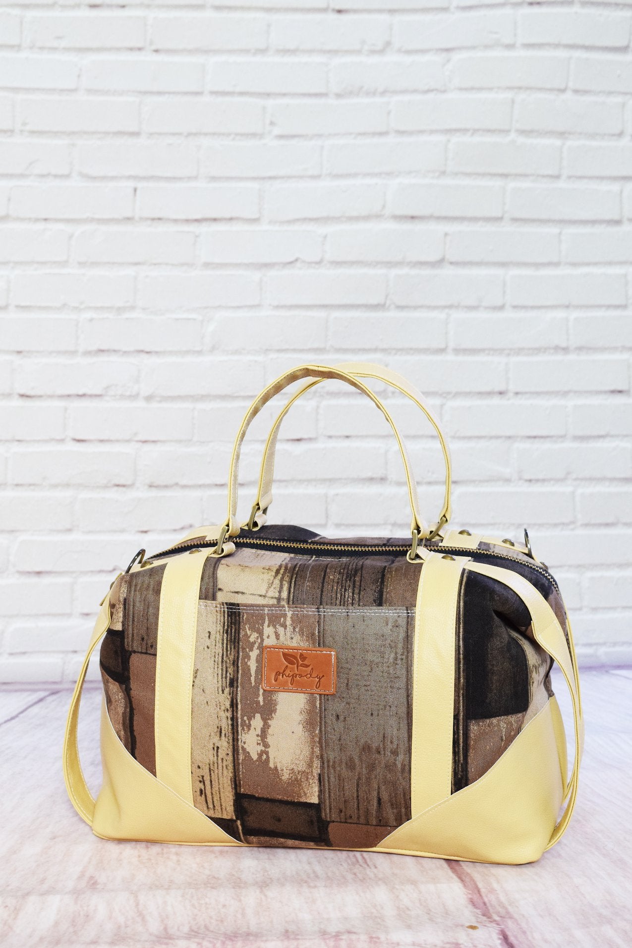  Sierra Zip Top Handbag Sewing Pattern  made by Chera Phipody