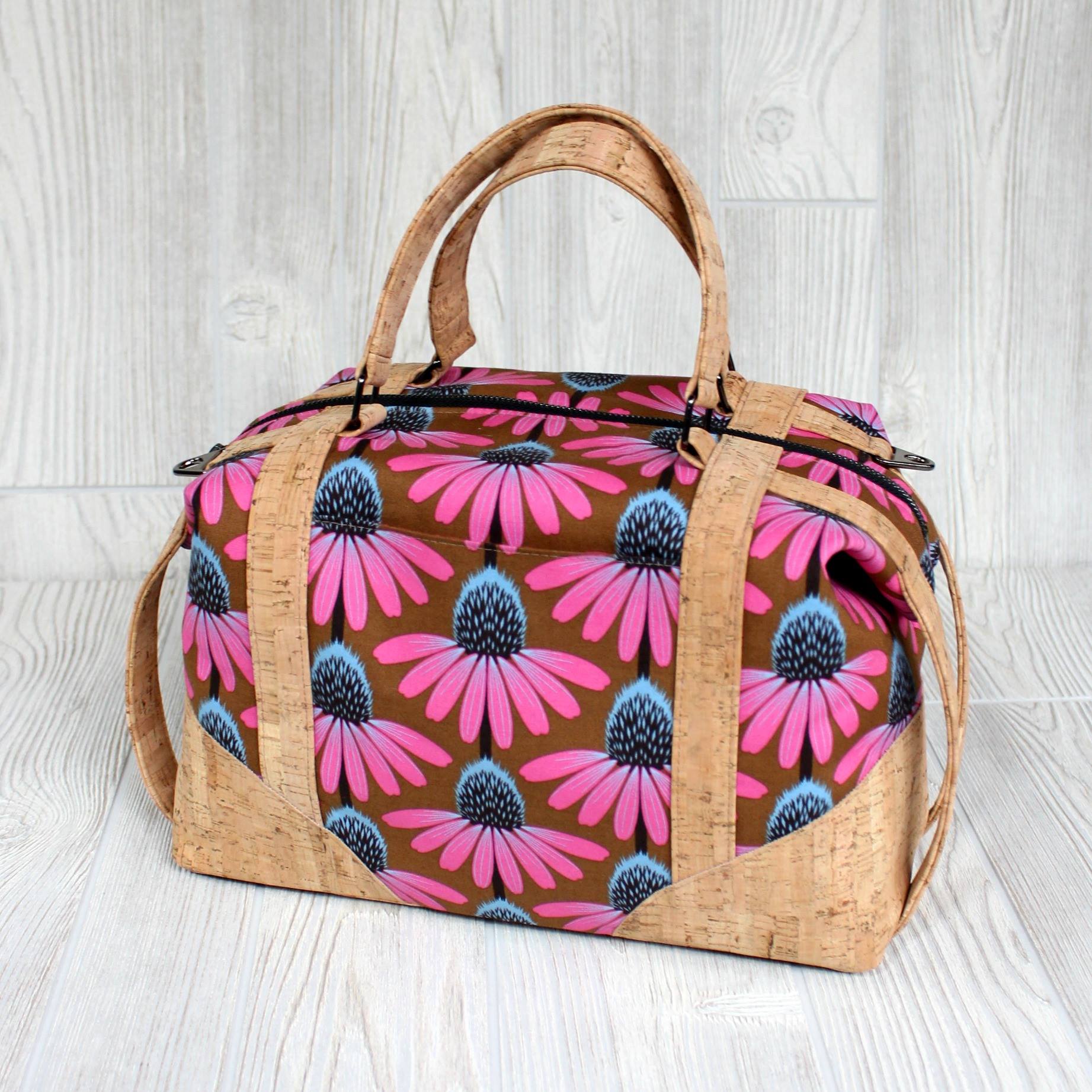  Sierra Zip Top Handbag Sewing Pattern  made by Jennifer Greene