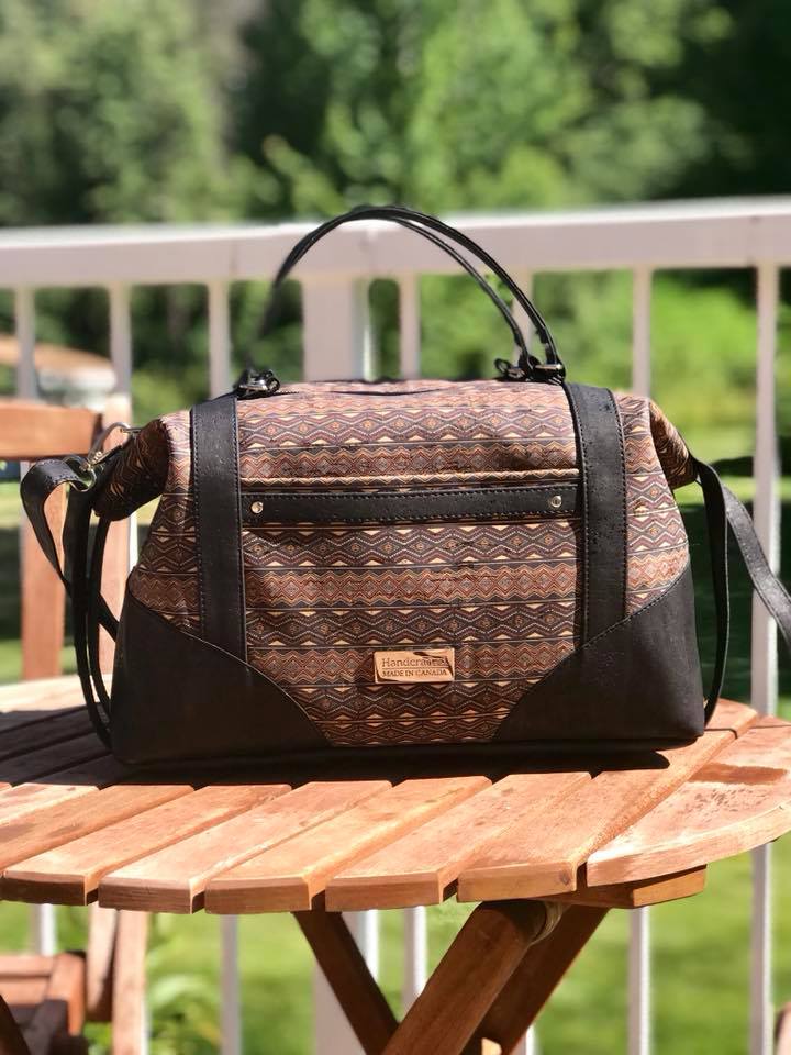  Sierra Zip Top Handbag Sewing Pattern  made by Sherri Ferraro