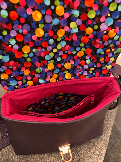 Sophisticated Sling PDF Sewing Pattern made by Laura Simons top view