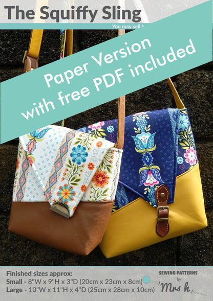 Squiffy Sling Paper Sewing Pattern front cover
