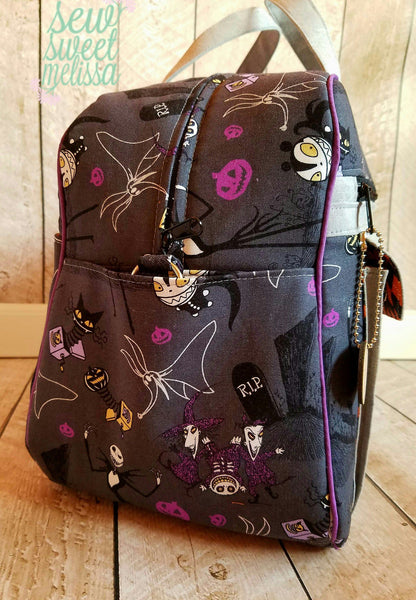 Stella Weekender Bag Sewing Pattern  made by Melissa Magruder - side view