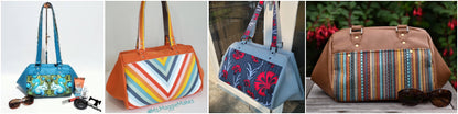 Super Nova Satchel PDF Sewing Pattern various makes