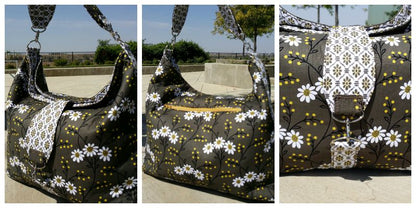 The Reversible Hobo Bag sewing Pattern