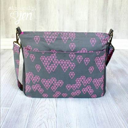 Sydney Crossbody sewing pattern  back view
