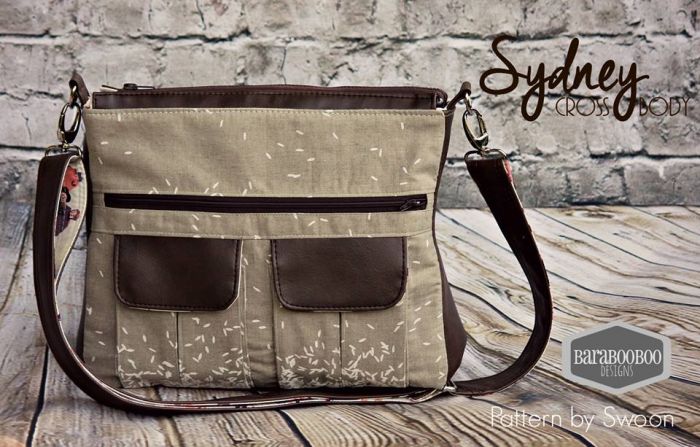 Sydney Crossbody sewing pattern  with handle