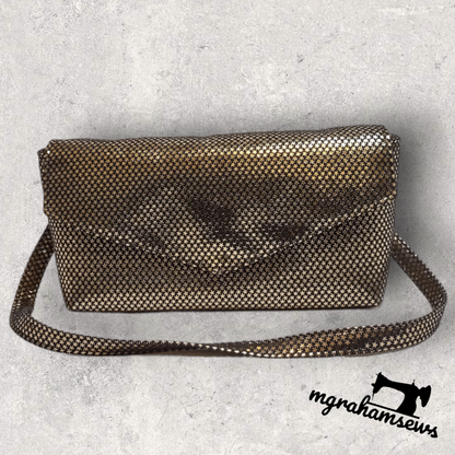 Take Me Out Evening Bag PDF Sewing Pattern  made By Michelle Graham front view