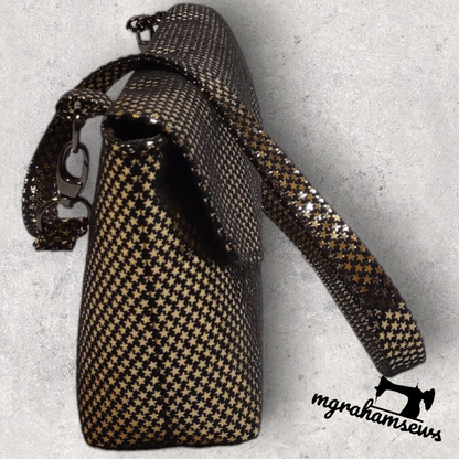 Take Me Out Evening Bag PDF Sewing Pattern  made By Michelle Graham side view