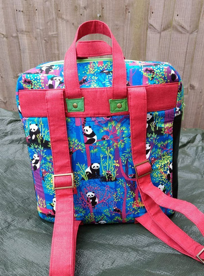 The Bookbag Backpack sewing pattern by Mrs H