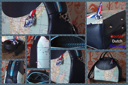 The Bowler Bag PDF Sewing Pattern made by Laura various view points 