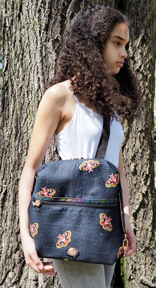 The Dainty Daytripper PDF Sewing Pattern  blue pattern nfabric 
