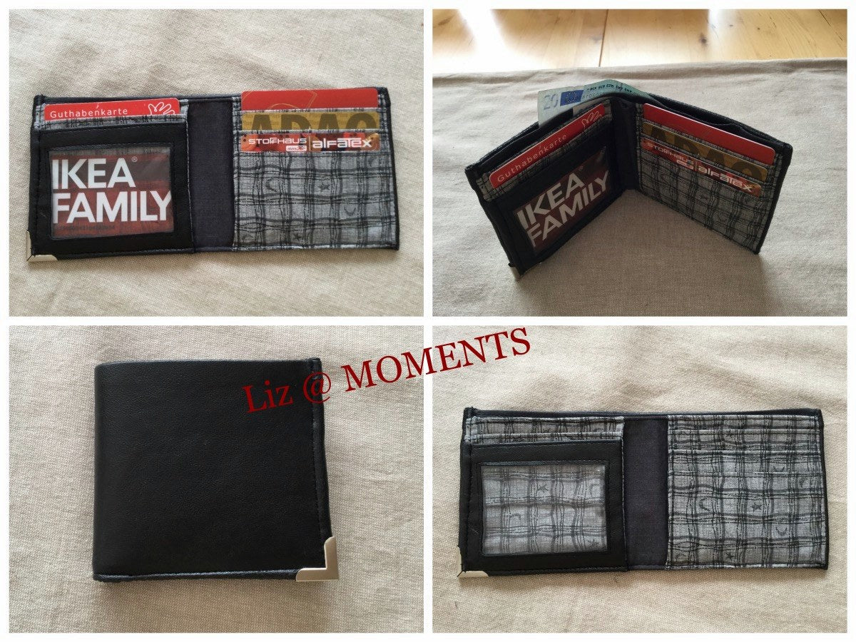 The Gentleman's Wallet sewing pattern by Mrs H Liz's Gentleman's Wallet